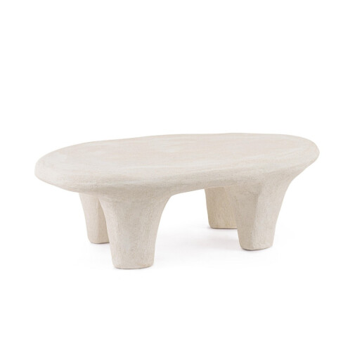 Masuta cafea polirasina nisipiu Albin 102x62x32h