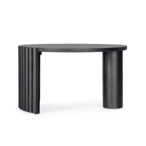 Masuta lemn mango negru Orissa 80x45 cm