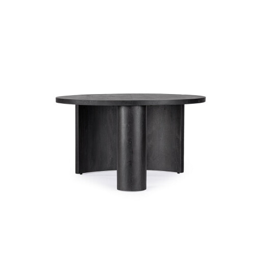 Masuta lemn mango negru Orissa 80x45 cm