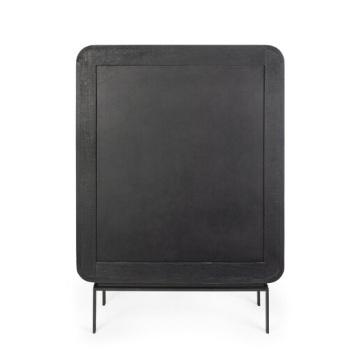 Comoda lemn mango negru Odissa 90x42x120 cm