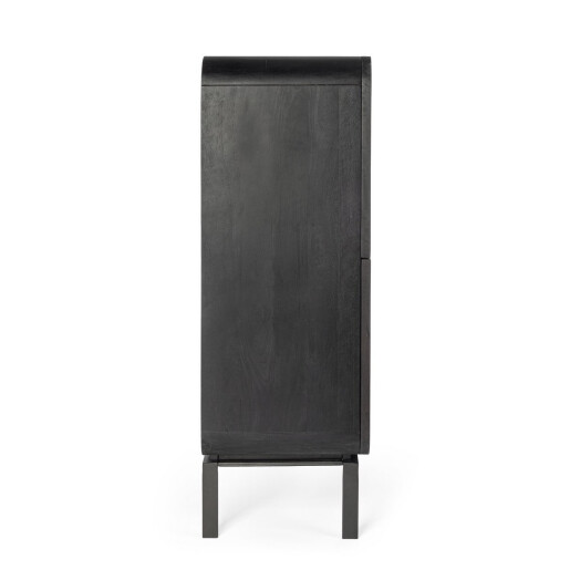 Comoda lemn mango negru Odissa 90x42x120 cm