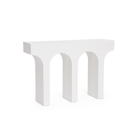 Consola mdf alb Rhome 120x30x80 cm