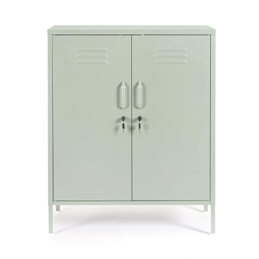 Comoda otel verde Cambridge 80x40x101.5 cm