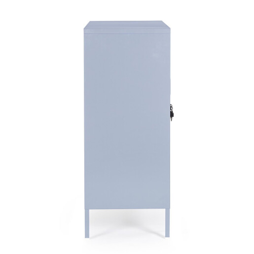 Comoda otel albastru Cambridge 80x40x101.5 cm