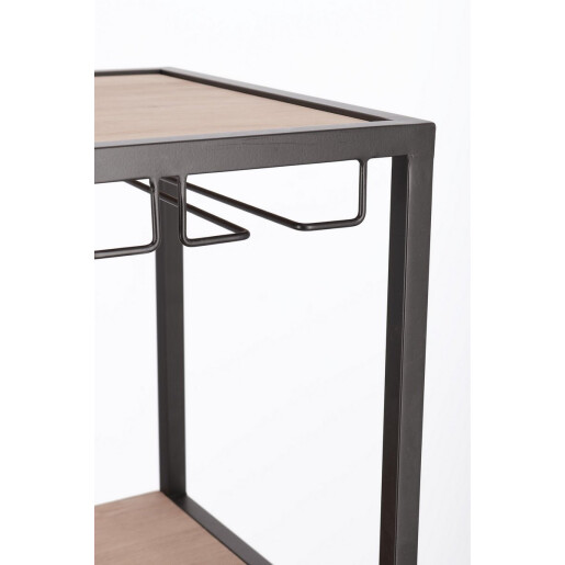 Suport sticle vin, pahare Isaac 51x30x91 cm