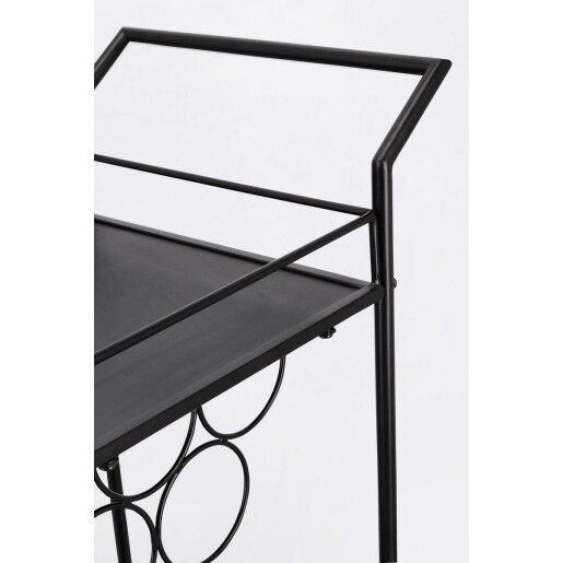 Carucior servire, suport sticle, pahare Isaac 74x38x81 cm