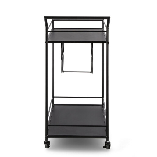 Carucior servire, suport sticle, pahare Isaac 74x38x81 cm