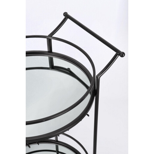 Carucior servire, suport sticle, pahare Isaac 54x45x83 cm