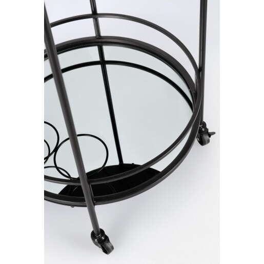 Carucior servire, suport sticle, pahare Isaac 54x45x83 cm
