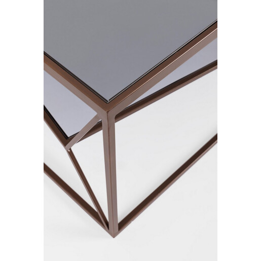 Masuta otel maro coin sticla Hydra 70x70x38 cm
