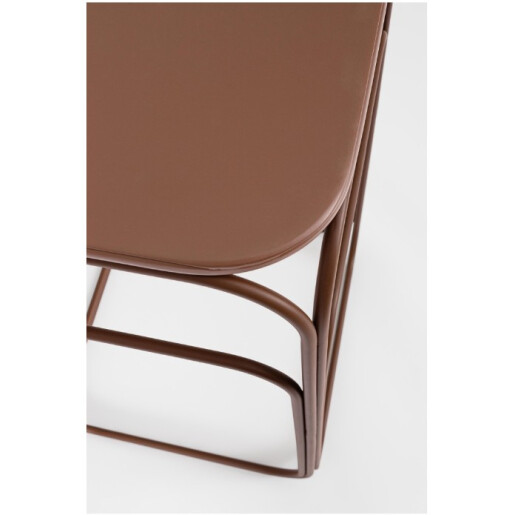 Set  consola, 2 masute cafea otel maro verde salvie Clarity 2 x 30x30x50h; 105x32x77h