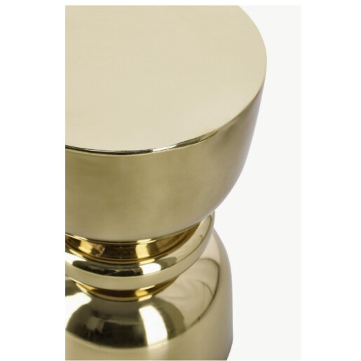 Masuta cafea otel auriu Animesh Ø30.5x51h