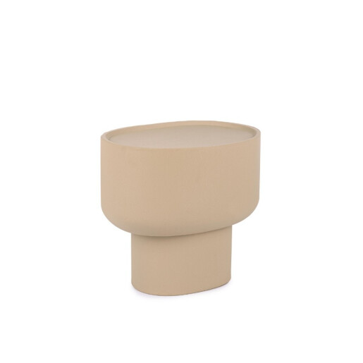 Masuta cafea otel bej Alligator 43x32x40h