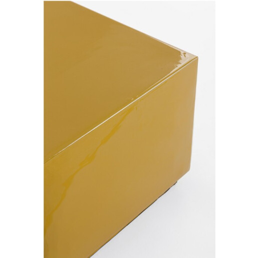 Masuta cafea otel ocru Amoda 41x41x30h