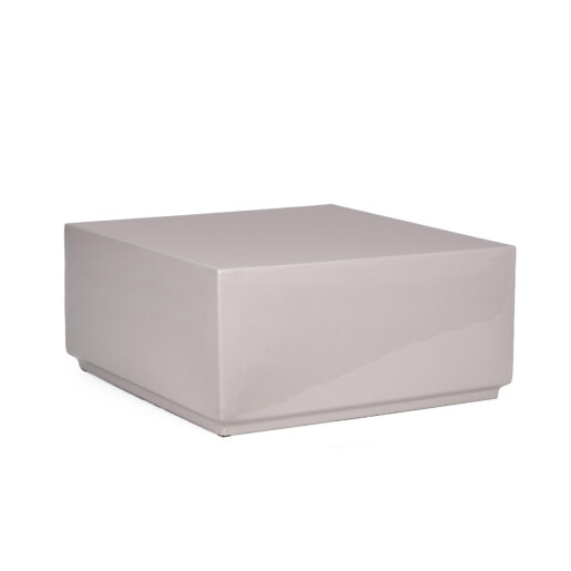 Masuta cafea otel gri fog Amoda 61x61x27h