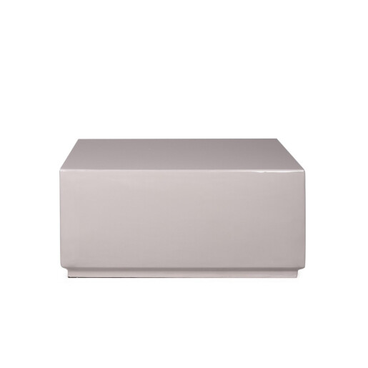 Masuta cafea otel gri fog Amoda 61x61x27h