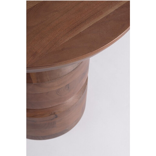 Masuta cafea lemn mango maro Cortez Ø55x56h