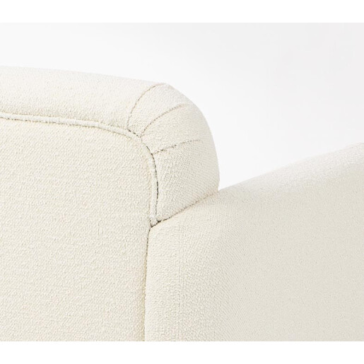 Fotoliu lemn maro textil natur Detroit 91x87x82 cm