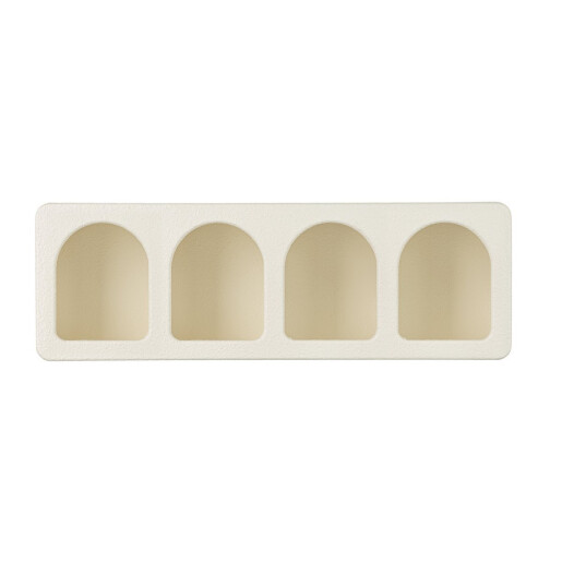 Etajera mdf alb Creamy 60x15x20h