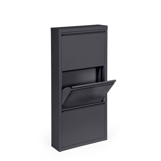 Pantofar otel negru Eyvin 50x15x106 cm