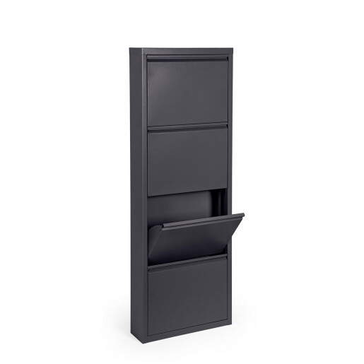 Pantofar otel negru Eyvin 50x15x139.3 cm