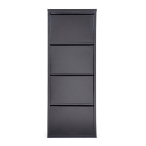 Pantofar otel negru Eyvin 50x15x139.3 cm