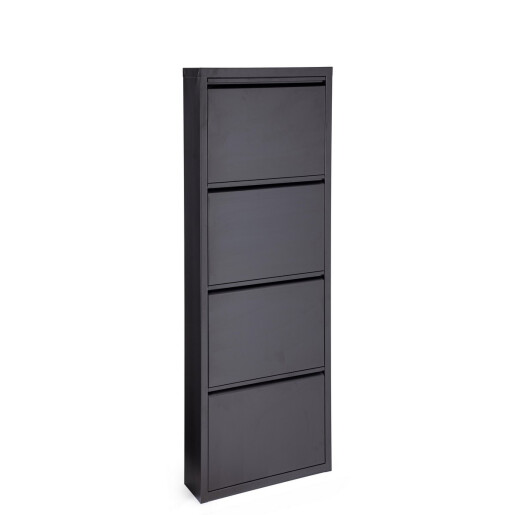Pantofar otel negru Eyvin 50x15x139.3 cm