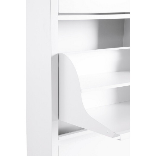 Pantofar otel alb Fredys 50x25x133 cm