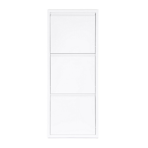 Pantofar otel alb Fredys 50x25x133 cm