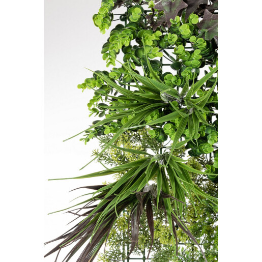 Panou plante artificiale polietilena multicolora 100x100 cm