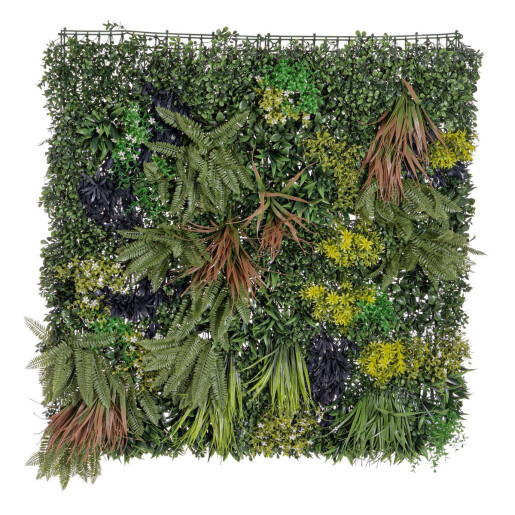 Panou plante artificiale multicolore Hawaian 100x100 cm