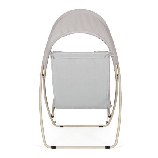 Fotoliu gradina textil otel bej Taito 113x86x142h