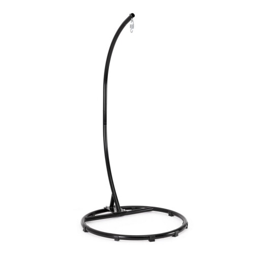 Suport hamac otel negru Ø98x195h