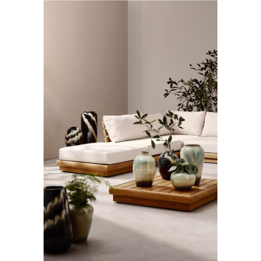 Vaza flori teracota multicolora Coira Ø22x37h