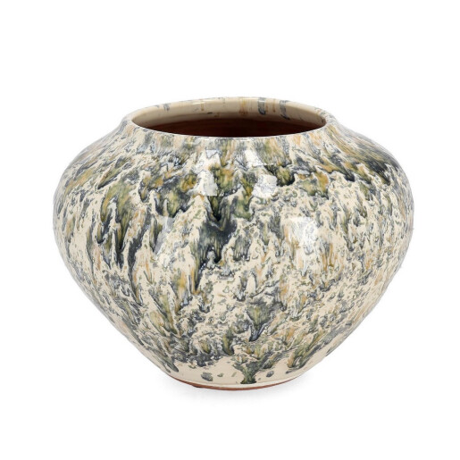 Vaza flori teracota multicolora Esma Ø22,5x17,5h