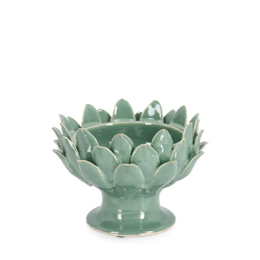 Bol decorativ teracota verde Esma Ø20x15h