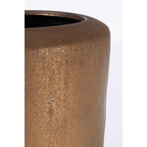 Vaza flori teracota bronz gri Pathom Ø37,5x77h