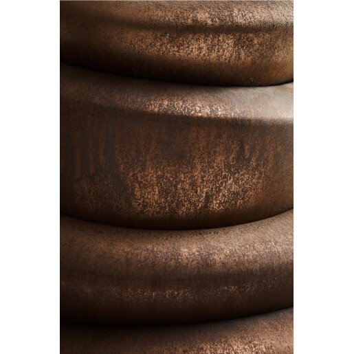 Vaza flori teracota bronz gri Pathom Ø37,5x77h