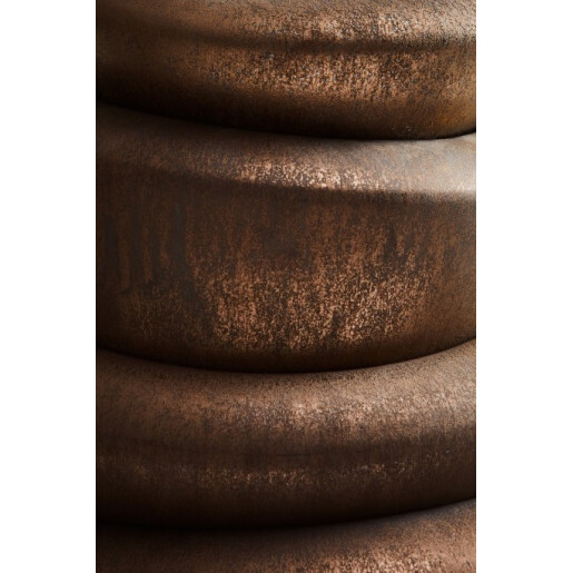 Vaza flori teracota bronz Pathom Ø35x58h