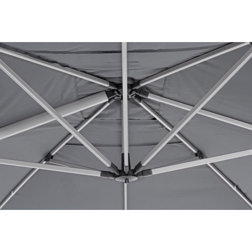 Umbrela gradina Ines, gri, 400x300x265 cm