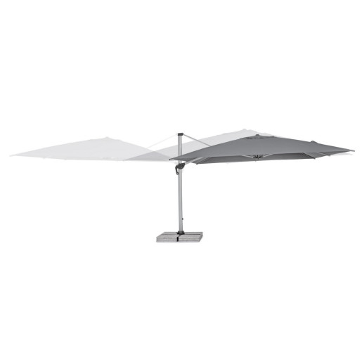 Umbrela gradina gri Ines II 400x400x275 cm