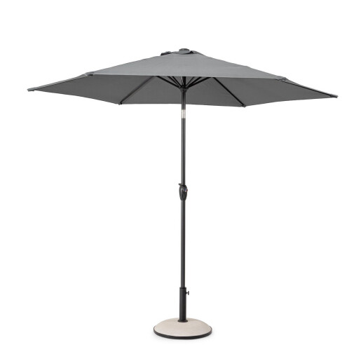 Umbrela gradina gri Kalife 270x235 cm
