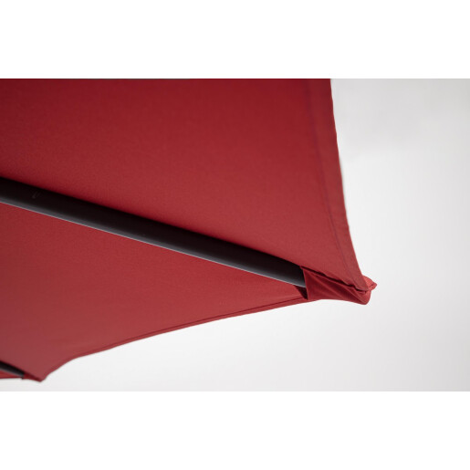 Umbrela gradina gri rosu Kalife 300x242 cm