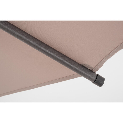 Umbrela gradina gri taupe Brasil 400x200x236 cm