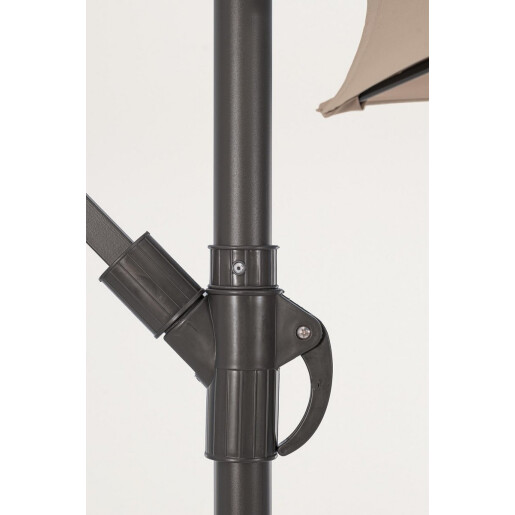 Umbrela gradina gri charcoal  taupe Nizza Ø300x235h