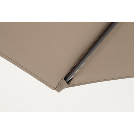 Umbrela gradina gri charcoal  taupe Nizza Ø300x235h