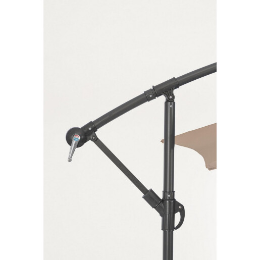 Umbrela gradina gri charcoal  taupe Nizza Ø300x235h