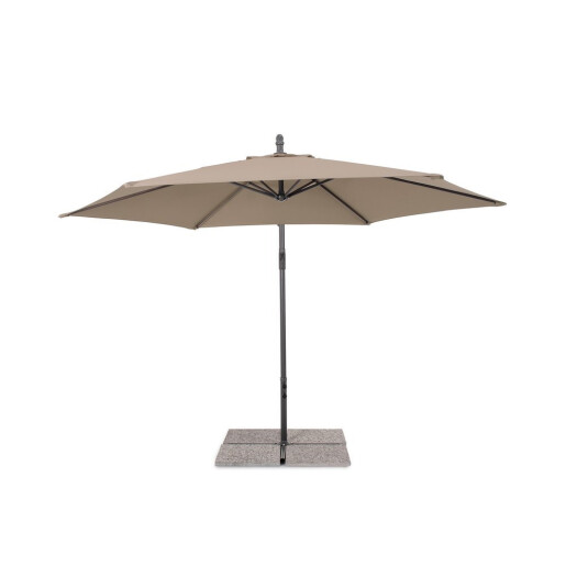 Umbrela gradina gri charcoal  taupe Nizza Ø300x235h