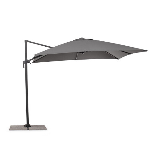 Umbrela gradina gri charcoal Siviglia 300x300x235h