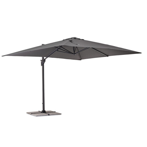 Umbrela gradina gri charcoal Porto 400x300x250h